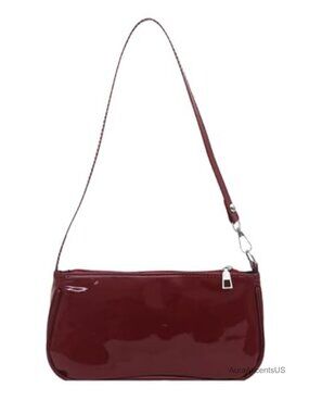 Patent Leather Evening Clutch Purse Mini Shoulder Bag Elegant Wedding Handbag